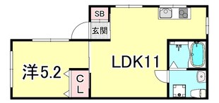 二葉町マンションの物件間取画像